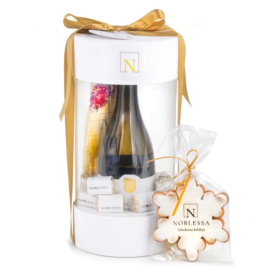 Aksamity i Aromaty — zestaw prezentowy z winem